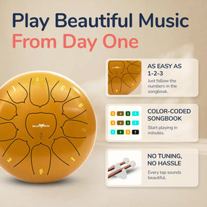 Steel Tongue Drum for Kids – The Calming Musical Gift for Children