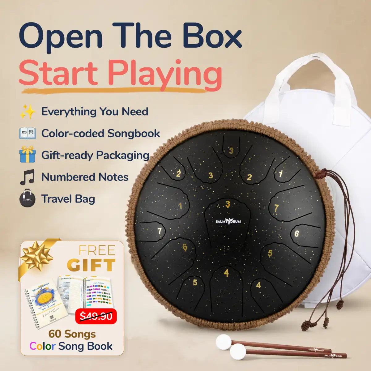 Steel Tongue Drum for Kids – The Calming Musical Gift for Children