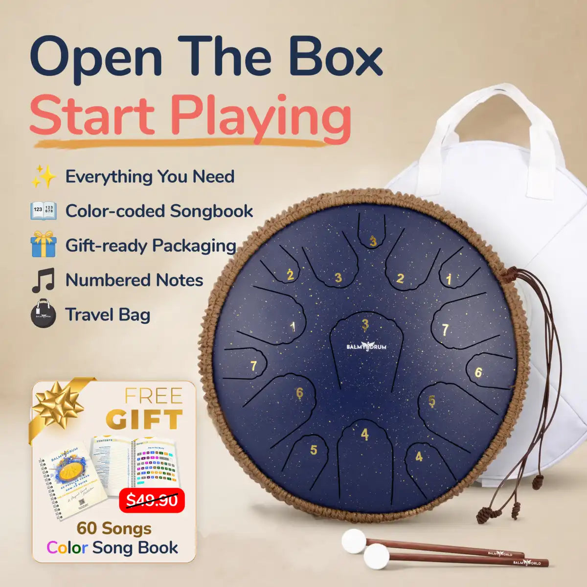 Steel Tongue Drum for Kids – The Calming Musical Gift for Children