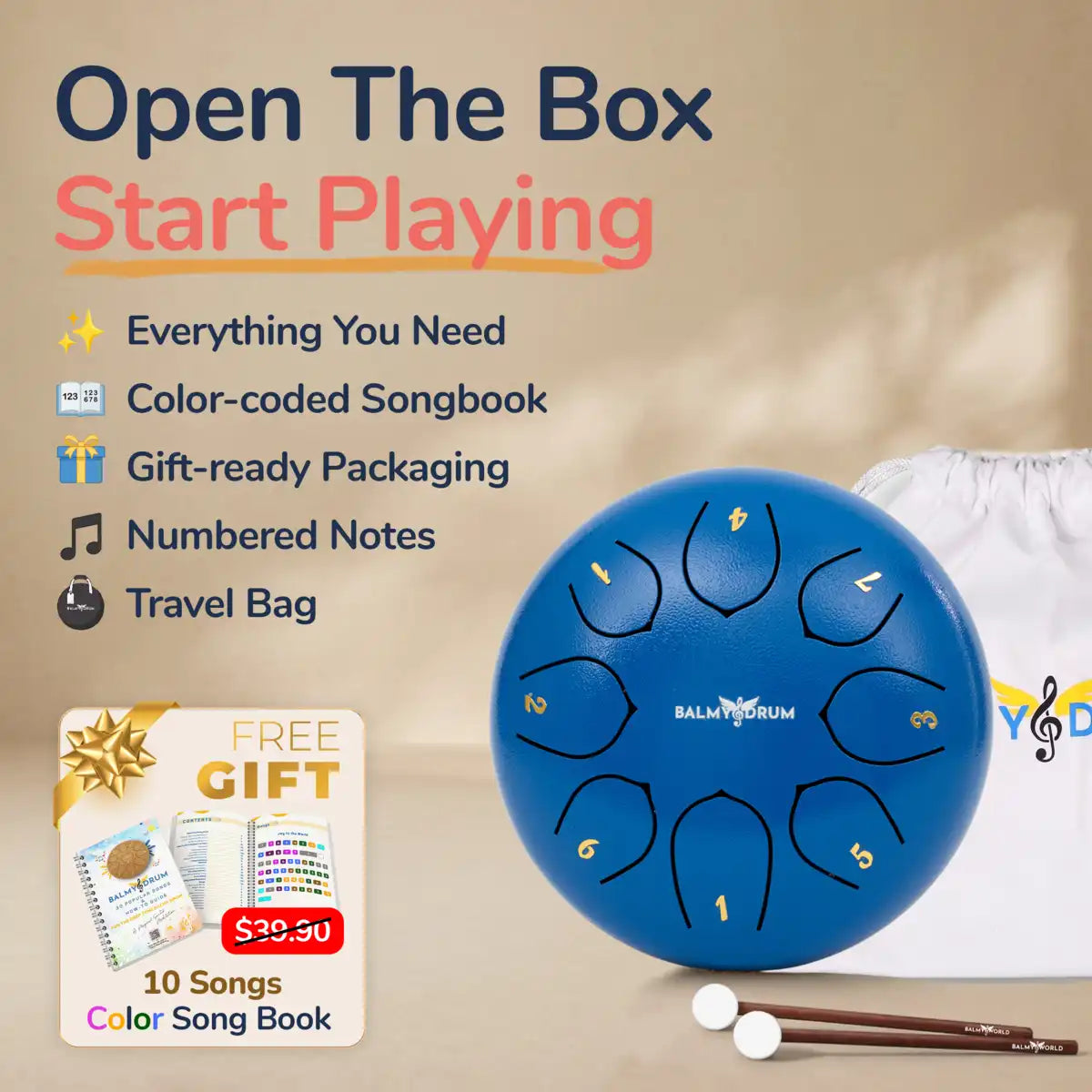 Steel Tongue Drum for Kids – The Calming Musical Gift for Children